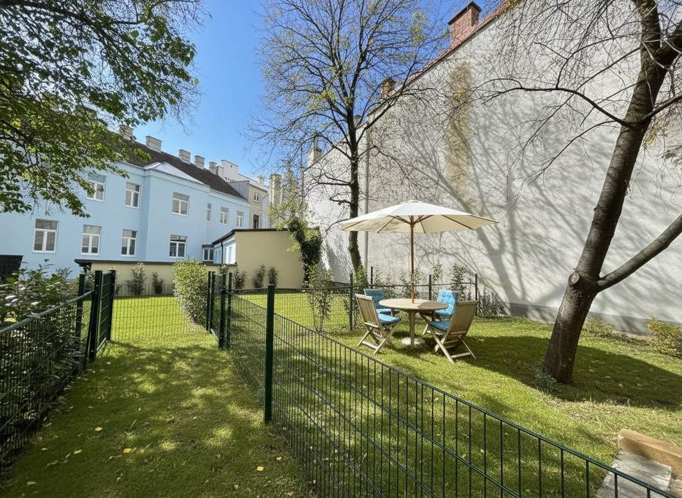 1180! Generalsaniertes 3 Zimmer Eigentum mit kleinem Balkon und Garten nahe Türkenschanzpark!
