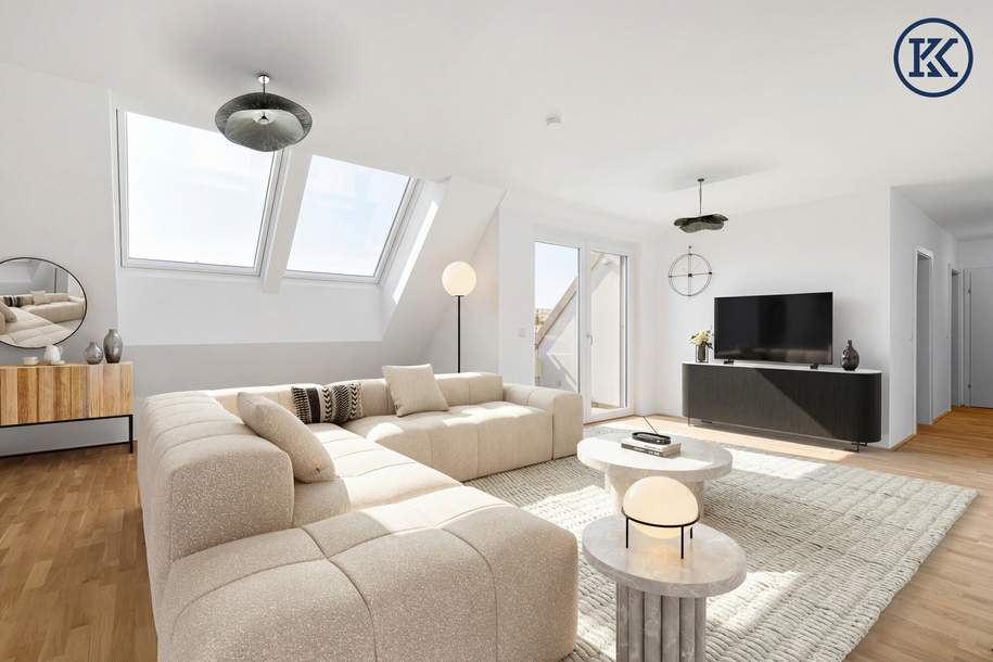 3-Zimmer-Erstbezug in Kagran – Top Lage &amp; 10m² Sonnenterrasse mit modernem Komfort!, Wohnung-kauf, 499.000,€, 1220 Wien 22., Donaustadt