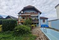 SOLIDES WOHNHAUS MIT EHEMALIGEM SOMMERHAUS, HERRLICHER TERRASSE UND POOL IN TRAUMHAFTER RUHELAGE