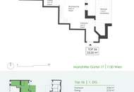Moderne 2-Zimmer Dachgeschosswohnung mit Klimaanlage, Einbauküche und Terrasse - ab 15.04. beziehbar!