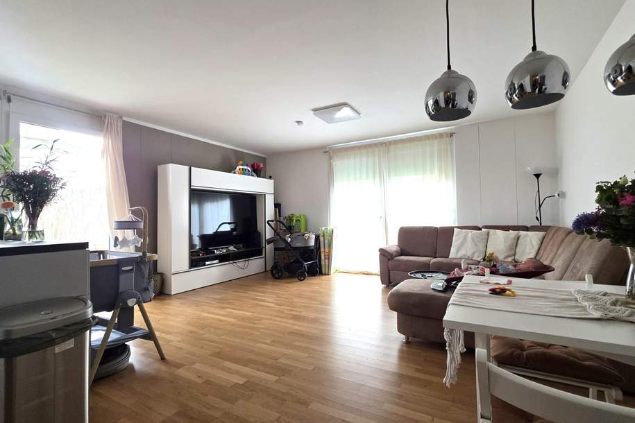 3-Zimmer GARTENWOHNUNG mit Kühlung ++ Nähe Simmeringer Bad + ABLÖSE MÖGLICH!, Wohnung-miete, 1.585,17,€, 1110 Wien 22., Donaustadt