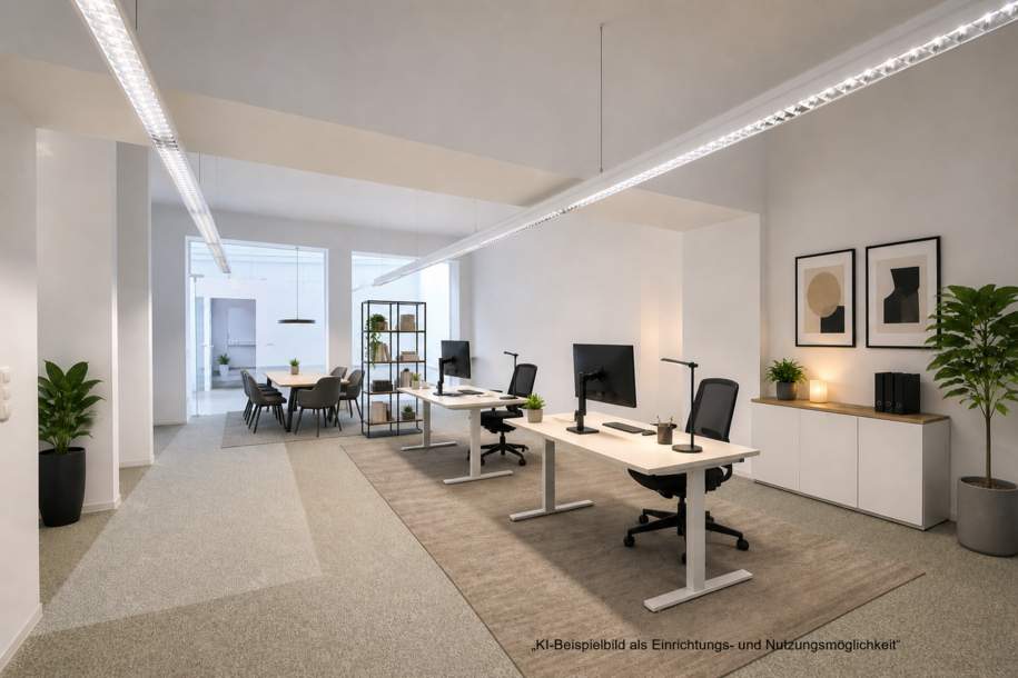 GESCHÄFTS-, BÜRO, ODER STORAGE-RÄUMLICHKEITEN MIT EINER NUTZFLÄCHE VON ca. 380m², INKL. EINEM EIGENEM INNENHOF MIT STELLPLÄTZEN, Gewerbeobjekt-kauf, 950.000,€, 1050 Wien 5., Margareten