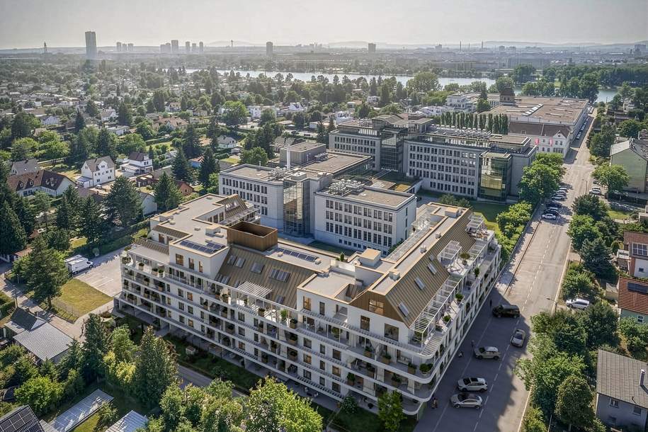 Alte Donau - Neubau Erstbezug provisonsfrei, direkt vom Bauträger, Wohnung-kauf, 271.000,€, 1220 Wien 22., Donaustadt