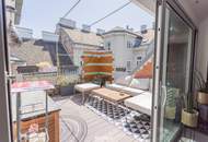 Herrliche DG-Maisonette mit 2 Hof-Terrassen bei der Volksoper, Währinger Straße