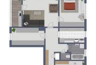 Charmante 4 Zimmer Wohnung mit Loggia und Garage
