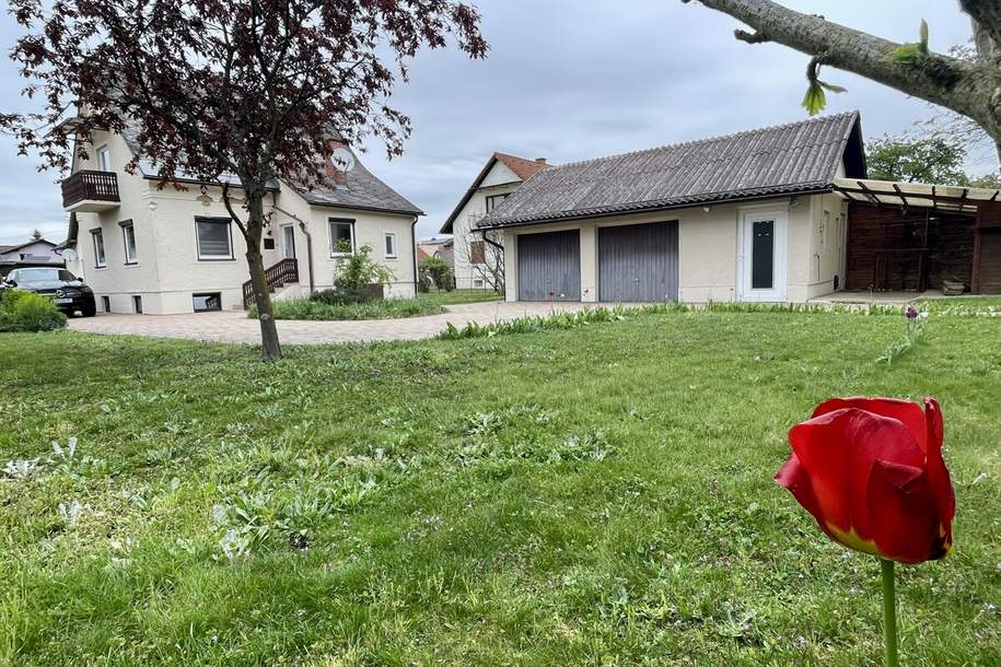 Tolles Haus in ruhiger Lage! Top Zustand mit Ausbaupotenzial, Doppelgarage und Kleingewerbe-Office!, Haus-kauf, 359.000,€, 8430 Leibnitz