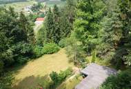 Sonniges Grundstück mit Wochenendhaus in idyllischer Alleinlage in Oberweißenbach, Feldbach!