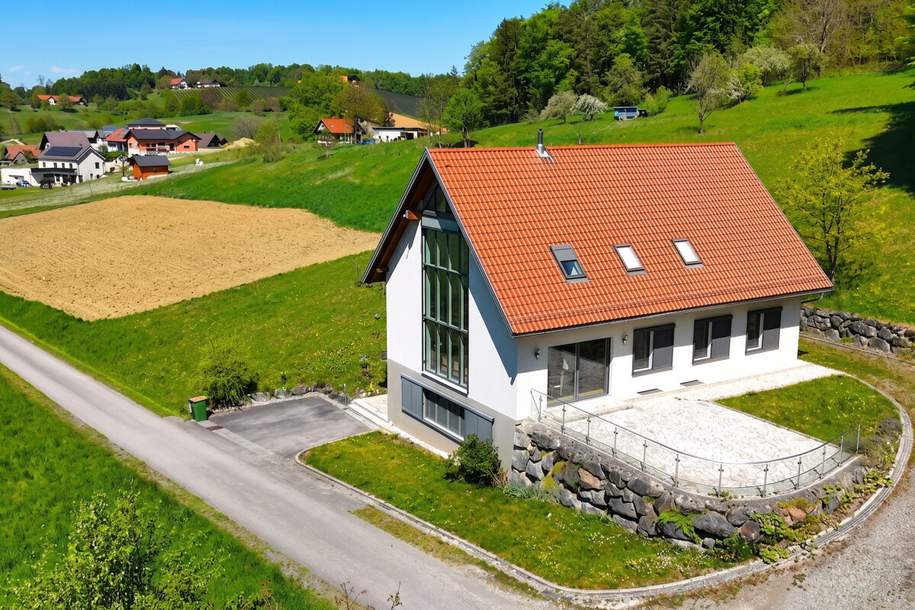 Besonderes Haus in idyllischer Lage: 6,4 ha Anwesen für Ruhesuchende mit Weitblick und Natur pur!, Haus-kauf, 1.050.000,€, 8444 Leibnitz