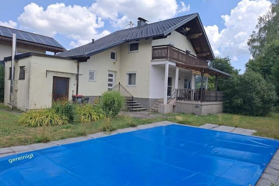 Einfamilienhaus mit Pool und großem Grundstück, Haus-kauf, 320.000,€, 5231 Braunau am Inn
