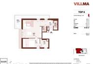 Klimatisierte Dachgeschosswohnung mit Büroraum & 16 m² Balkon | VILLMA – Top 6
