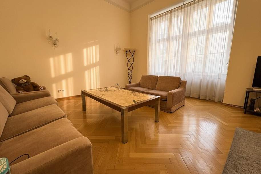 Premium-Altbau im 1. Bezirk – Stilvolle 2 Zimmer Wohnung mit Wiener Charme, Wohnung-miete, 2.475,00,€, 1010 Wien 1., Innere Stadt