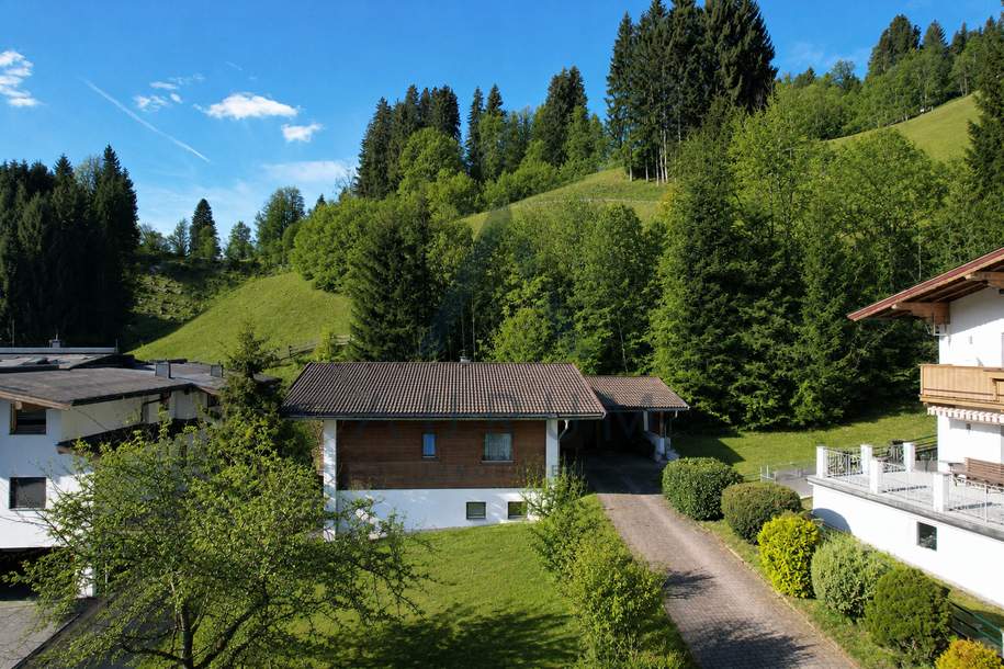 Altbestand auf großem Grundstück in Hanglage, Haus-kauf, 600.000,€, 6364 Kitzbühel