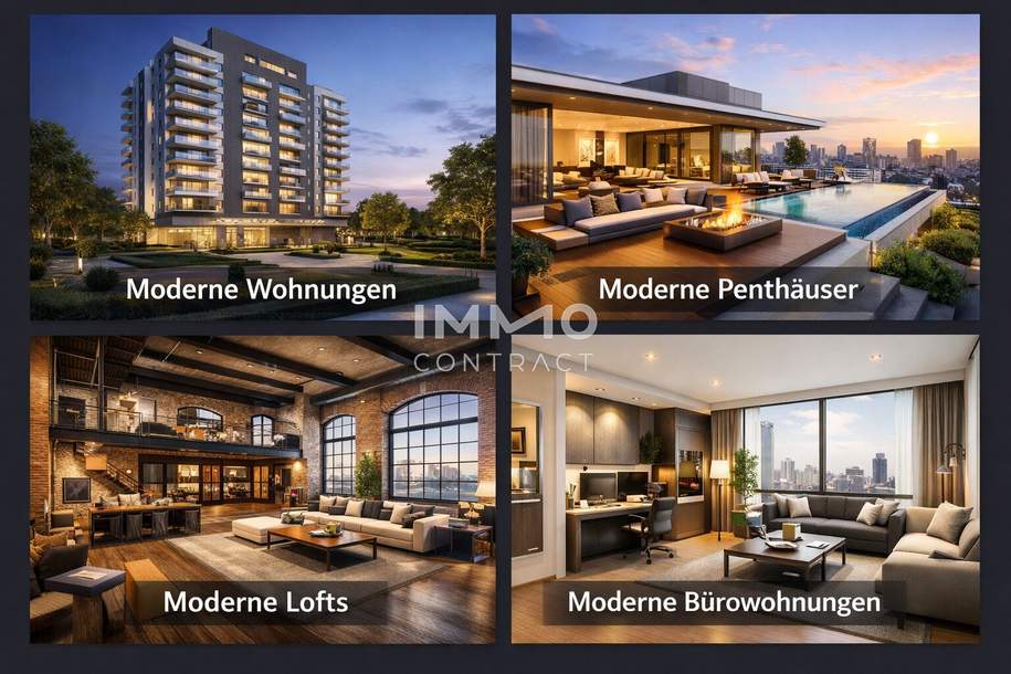 OFF-MARKETS I Hochhaus - Büroapartments I Moderne Wohnkomplexe I Luxus. Lofts Penthouse Wohnungen I Villen, Wohnung-kauf, 1220 Wien 22., Donaustadt