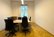 KLIMATISIERTES 139 m2 ALTBAUBÜRO - KANZLEI, 3 Zimmer, Komplettküche, 2 Bäder, Parketten, Gonzagagasse, U2/U4-Nähe