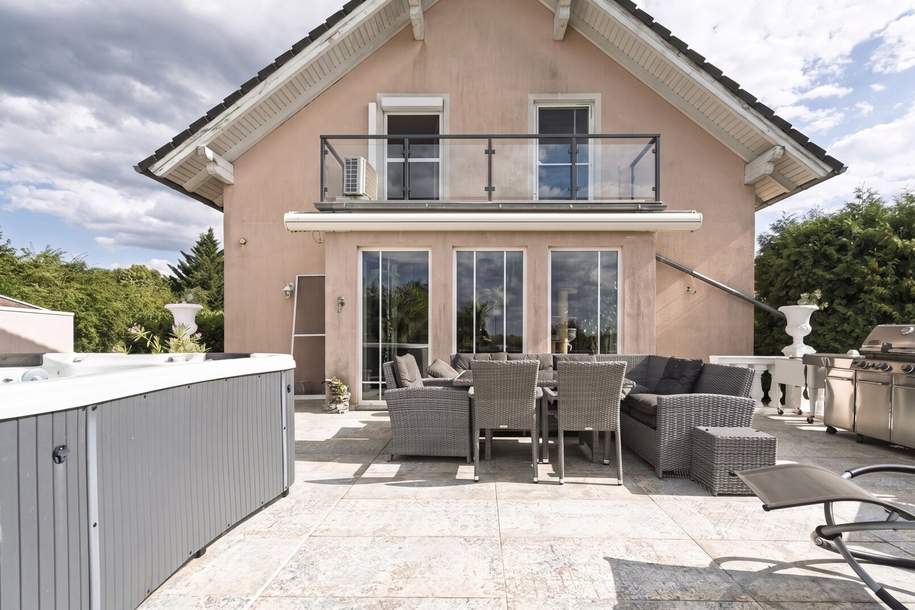 Charmantes 4-Zimmer-Einfamilienhaus mit Garten, Terrasse & 2 Garagen in Glinzendorf!, Haus-kauf, 599.000,€, 2280 Gänserndorf