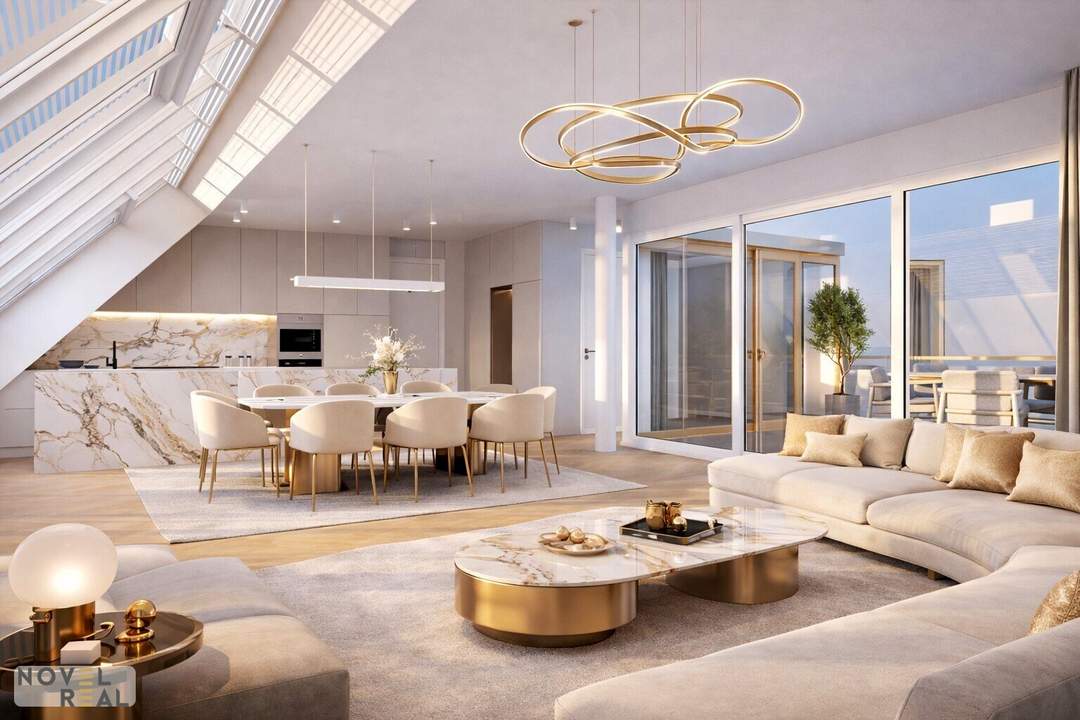 VERKAUFSSTART - ATEMBERAUBENDE DACHGESCHOSSWOHNUNG MIT DREI TERRASSEN UND TRAUMHAFTEN FERNBLICK IN TOPLAGE