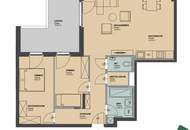 Ruhelage: wunderschöne 3-Zimmer-Wohnung mit Loggia (1 Monat mietfrei!)