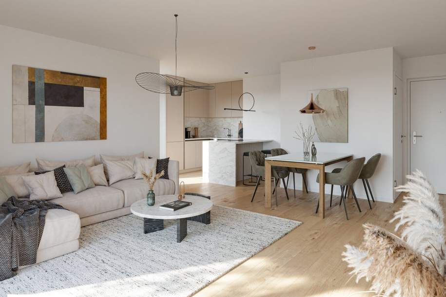 Die Symbiose: Neubauwohnung mit durchdachten Grundriss - perfekt für Anleger!, Wohnung-kauf, 192.594,€, 1140 Wien 14., Penzing
