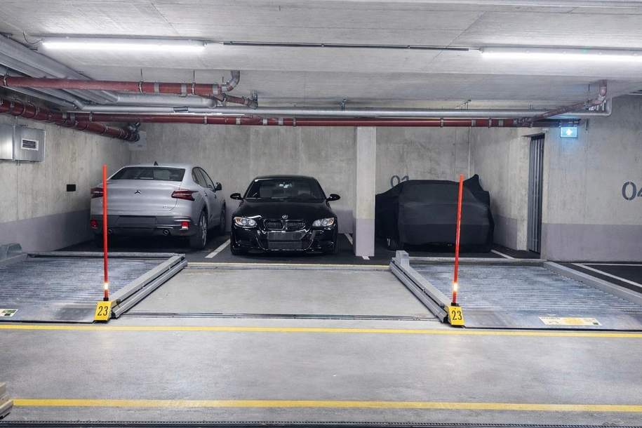 Ankommen. Abstellen. Sicher sein. – Tiefgaragen-Fixstellplatz in der Pasettistraße 91, 1200 Wien, Kleinobjekte-kauf, 22.999,€, 1200 Wien 22., Donaustadt