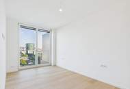 Wohnturm Grünblick: Eckwohnung mit verglastem Balkon auf der Südwestseite im 12. Stock