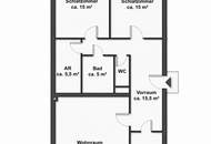 Ruhige 3-Zimmer-Wohnung mit Terrasse