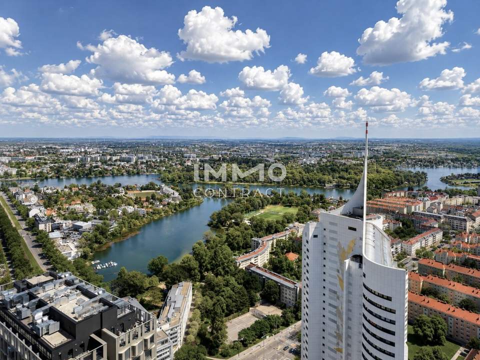 DC2 Tower - 45. Etage Morning Glory Studio mit traumhafter Freifläche