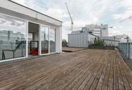 Einzigartiges Penthouse-Loft und 230m² Dachterrassen-Oase Nähe UNO-City inklusive 50m² Ausbaureserve