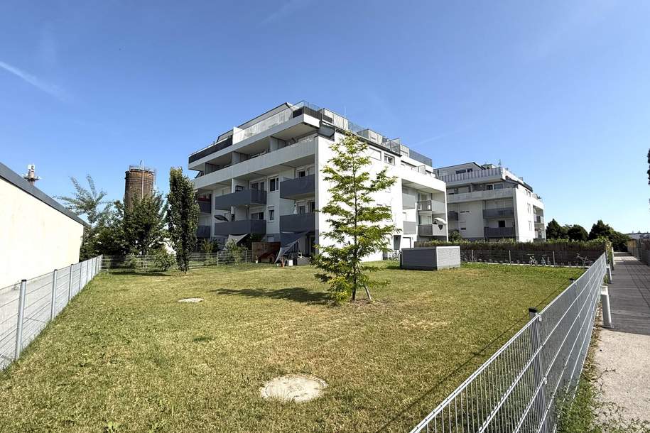 Schöne Neubauwohnung mit 454,47m² Eigengarten nahe Akademiepark, Wohnung-miete, 899,90,€, 2700 Wiener Neustadt(Stadt)