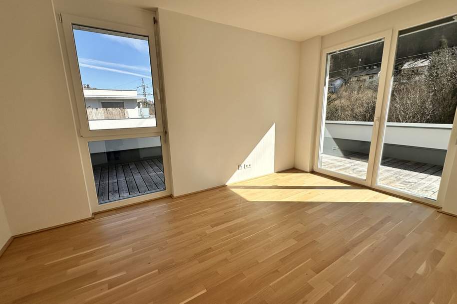 ERSTBEZUG: 2 Zimmer + 44 m² Dachterrasse | Graz-Gösting, Wohnung-kauf, 235.000,€, 8051 Graz(Stadt)