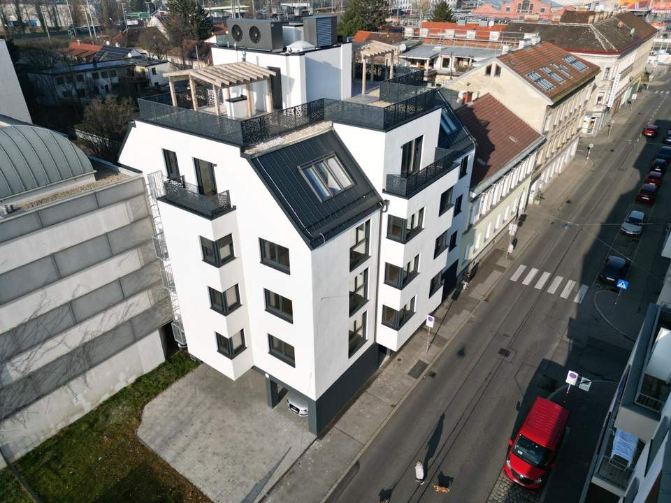 Stadlau, Erstbezug, 2-Zimmer-Wohnung mit Terrasse, erstklassige Lage in Wien