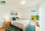 Traumhafte 2.Zimmer-Wohnung mit Balkon und bezaubernden Fernblick in Grün-Ruhelage mit toller Ausstattung - Provisionsfrei