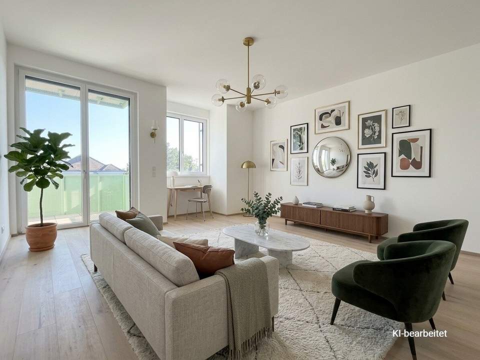 Der Schuberthof - Exklusive 3-Zimmer Eigentumswohnung mit Balkon in bester Korneuburger Wohnlage - Stilvolle Ausstattung in Ruhelage