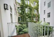 Altbauwohnung mit Balkonen - U1 Taubstummengasse