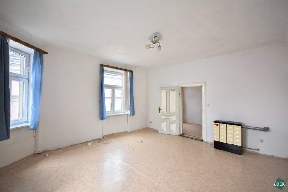 Sanierungsbedürftig: 2-Zimmer Altbauwohnung in ruhiger Lage in Favoriten, Wohnung-kauf, 139.000,€, 1100 Wien 10., Favoriten