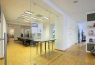 1070 Neubaugasse: modernes, vielseitiges Büro in Bestlage. PKW-Stellplatz direkt vor dem Haus möglich.