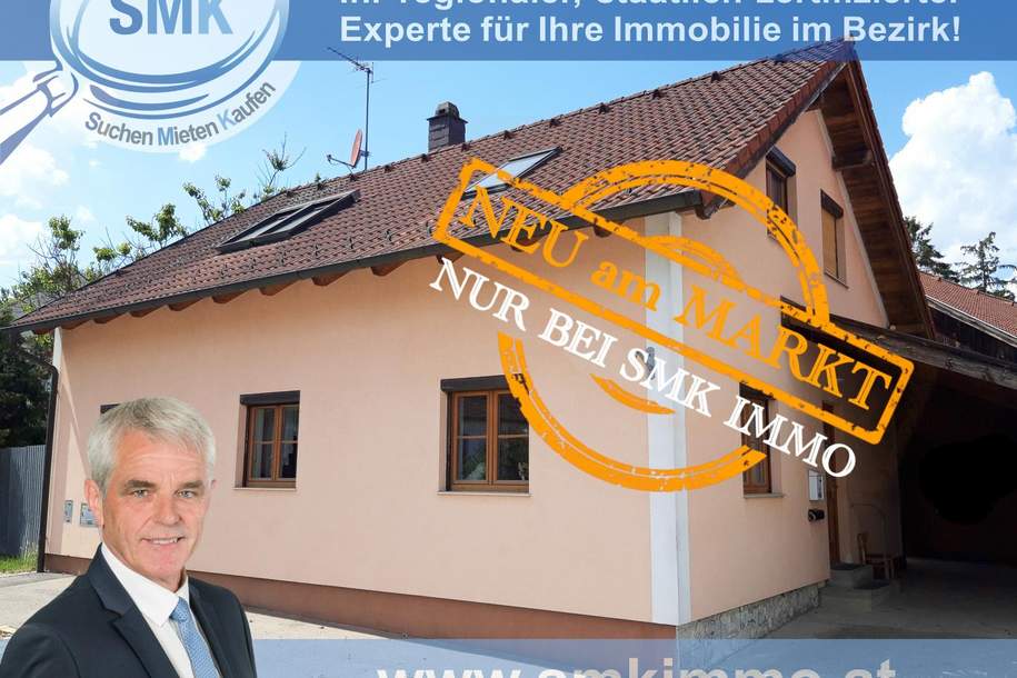 Wohnhaus mit Ausbaupotenzial, Garten und riesigem Stadl!, Haus-kauf, 197.000,€, 2051 Hollabrunn