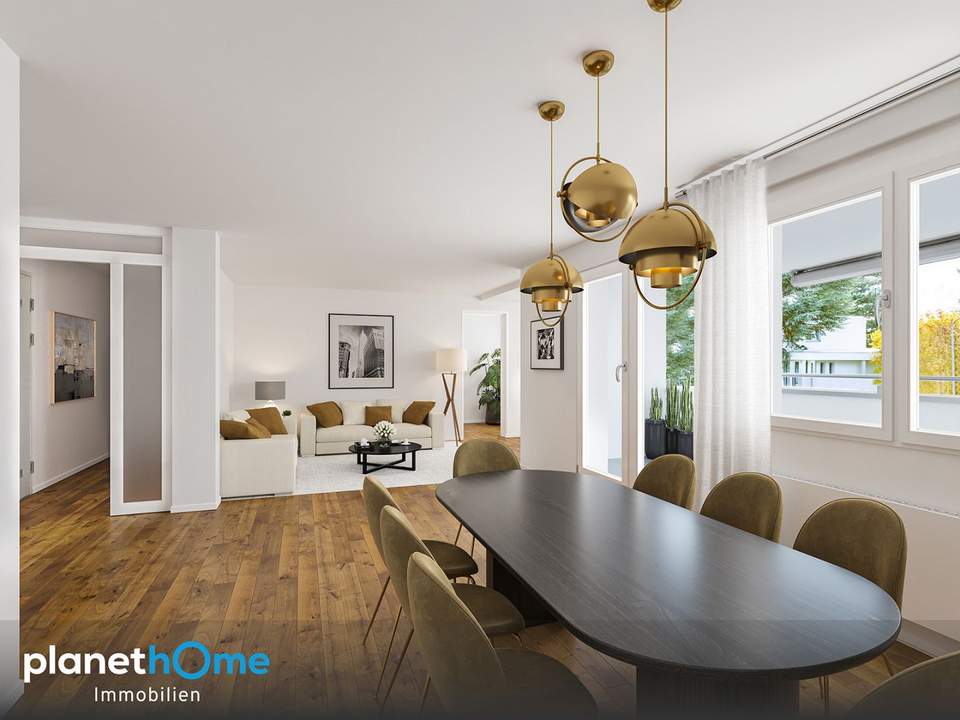 Wohnen im Grünen Moderne 4-Zimmer-Wohnung mit zwei Terrassen und Garagenstellplatz am Schafberg