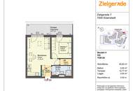 ZIELGERADE Eisenstadt Tür 84 - Anlegerwohnung mit Vertriebsservice, nur EUR 189.000 netto