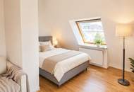 Wohnen für Kenner: Stilvolles Dachgeschoss im Botschafterviertel mit Blick über Wien Ein Rückzugsort mit Seltenheitswert