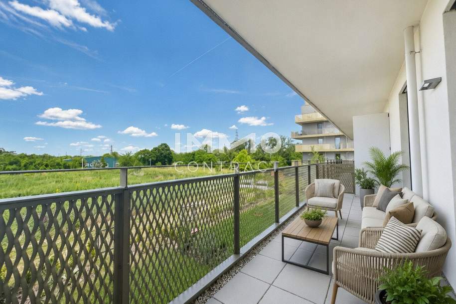 Preishammer: 2 Zimmer-Balkonwohnung mit Grünblick – provisionsfrei nahe U1, Wohnung-kauf, 259.000,€, 1210 Wien 21., Floridsdorf