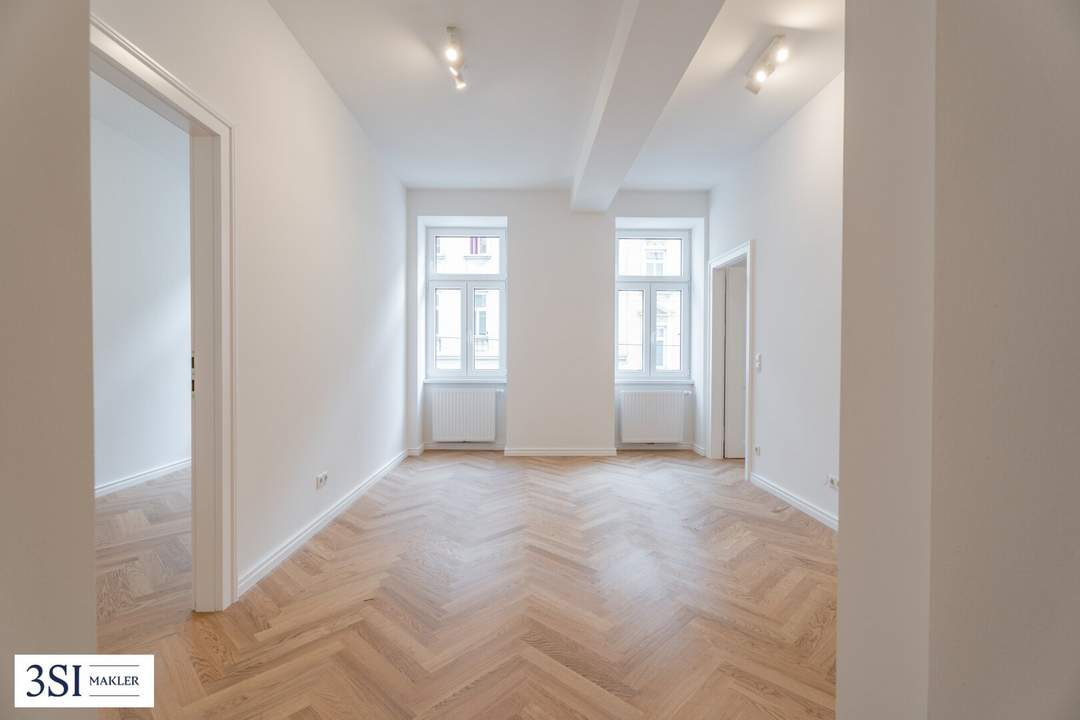 Erstbezug nach hochwertiger 3SI-Sanierung – stilvolle 3-Zimmer-Wohnung