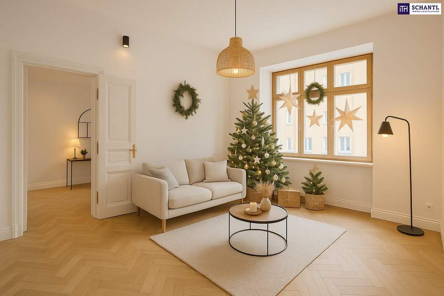 ++ JETZT ZUSCHLAGEN UND WEIHNACHTEN IM NEUEN ZUHAUSE FEIERN ++ Wohnen in Augartennähe ++ Erstklassig sanierte Altbauwohnung in ruhiger Seitenstraße in unmittelbarer Nähe zur U-Bahnstation Taborstraße + Top 8, Wohnung-kauf, 419.000,€, 1020 Wien 2., Leopoldstadt