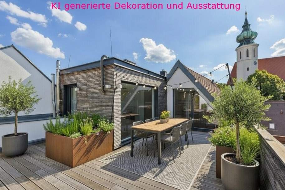Architekten Juwel mit großer Terrasse im historischen Zentrum von Grinzing, Wohnung-kauf, 1.490.000,€, 1190 Wien 19., Döbling