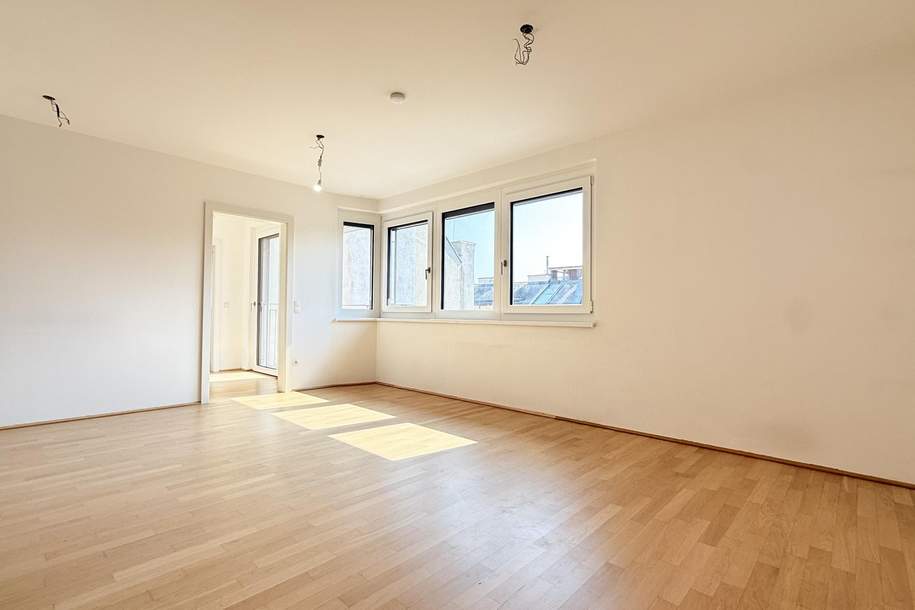 Haus des Meeres-Nähe!!! Moderne, hofseitig-ruhige 2-Zimmer-Balkonwohnung in Traumlage, Wohnung-miete, 1.575,01,€, 1060 Wien 6., Mariahilf