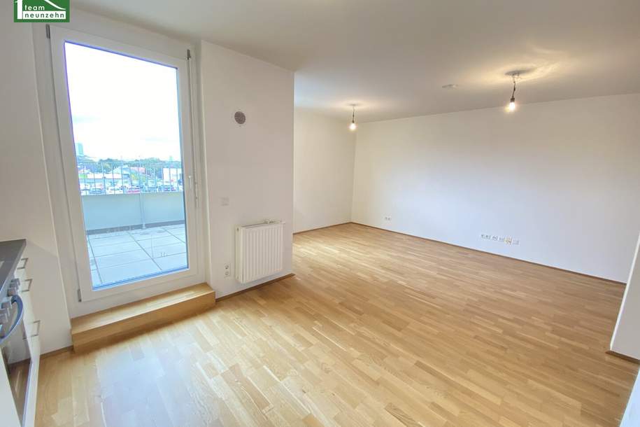 LEO 131 - Moderne Studio-Wohnung mit tollem Weitblick! Gute Anbindung nach Floridsdorf, nahe Siemens und Teresa-Tauscher-Park, Wohnung-miete, 750,63,€, 1210 Wien 21., Floridsdorf