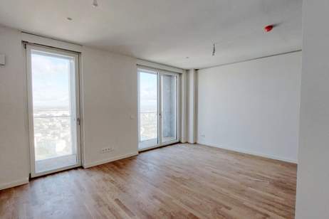 Wohnen mit Skyline-Flair – Rooftop Pool &amp; Fitness bei der U1, Wohnung-miete, 865,00,€, 1220 Wien 22., Donaustadt