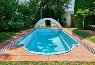 Eigengrund! Großzügiges Einfamilienhaus in Langenzersdorf mit Garten, Pool, Kamin uvm!