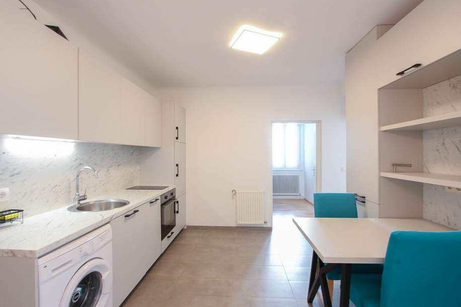 teilmöbliertes Apartment nächst Belvedere, Wohnung-miete, 1.490,00,€, 1030 Wien 3., Landstraße
