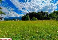 Sonnige Bauparzelle in Finkenstein 652 m² mit eigenem Zufahrtsweg in leichter Hanglage