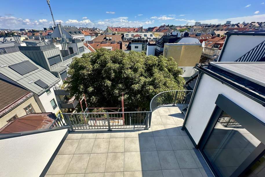 NEUER PREIS! Bezugsfertiges Penthouse der Extraklasse: 175 m² Wohnfläche, 72 m² Dachterrasse und private Liftfahrt!, Wohnung-kauf, 1.499.000,€, 1050 Wien 5., Margareten